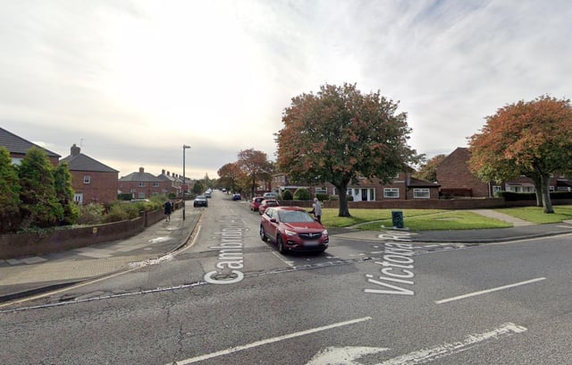 The incident happened at the junction of Victoria Road and Cambridge Avenue in Hebburn