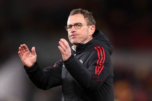 Ralf Rangnick after Manchester United's 3-1 win over Brentford last night.