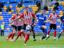 Charlie Wyke scored a hat-trick to seal a valuable win for Sunderland
