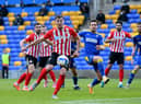 Charlie Wyke scored a hat-trick to seal a valuable win for Sunderland