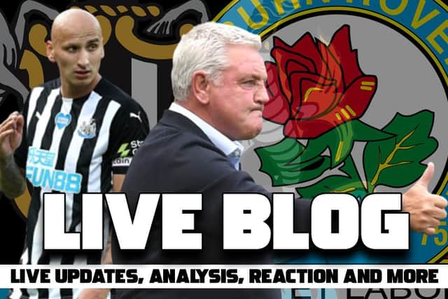 Newcastle United host Blackburn Rovers at St James's Park.
