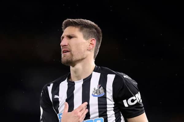 Newcastle United defender Federico Fernandez  (Photo by Alex Pantling/Getty Images)