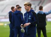 Newcastle United's Anthony Gordon has an ankle injury.
