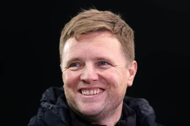 Newcastle United head coach Eddie Howe after the club's Carabao Cup win over Leicester City.