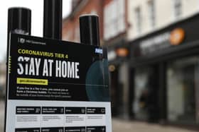 Communities in Tier 4 are given a 'Stay at home' order.