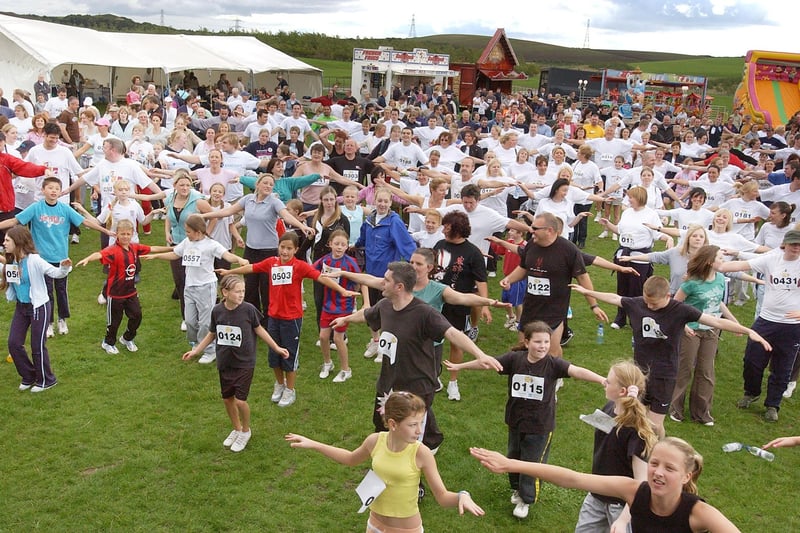 Look at the turnout for the Race For Grace event in 2006. Did you take part?