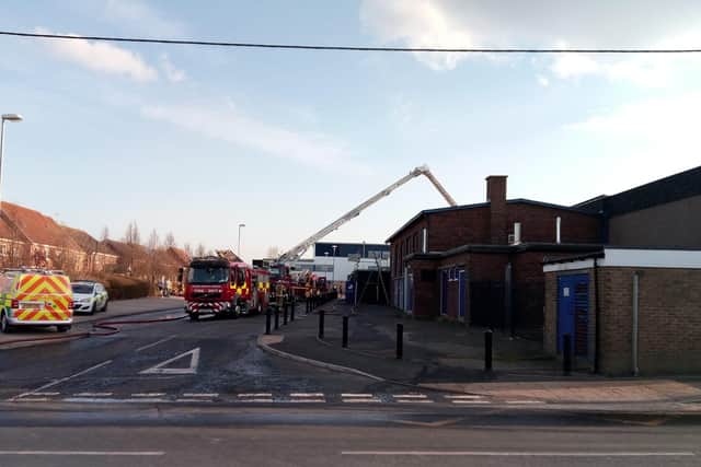 Emergency services are at the scene. Picture by Tyne and Wear Fire and Rescue Service