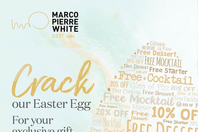 There are some cracking offers this Easter at Marco Pierre White's Durham restaurant