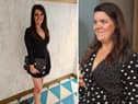 Nikola before and after her transformation.
