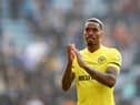 Brentford's Ivan Toney has been linked with a summer move to Newcastle United and Arsenal (Photo by Jan Kruger/Getty Images)
