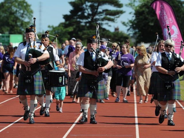 Cancer Research Relay for Life at Monkton Stadium, Jarrow.