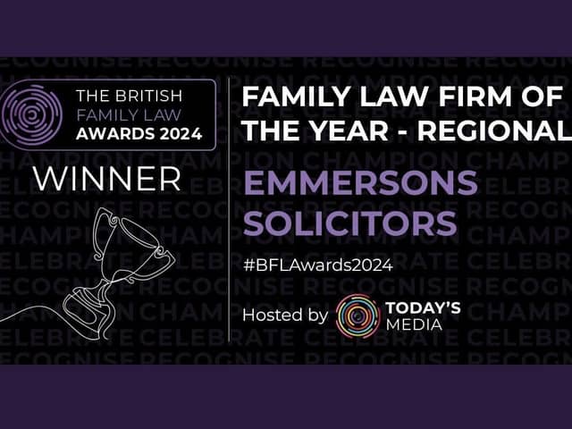 Emmersons Solicitors win award.