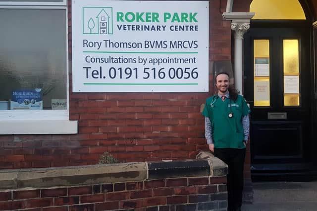 Roker Park Veterinary Centre vet Rory Thomson.