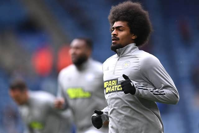 Leicester midfielder Hamza Choudhury.