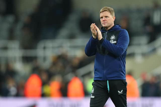 Eddie Howe will strengthen his Newcastle United squad in January. (Photo by Robbie Jay Barratt - AMA/Getty Images)