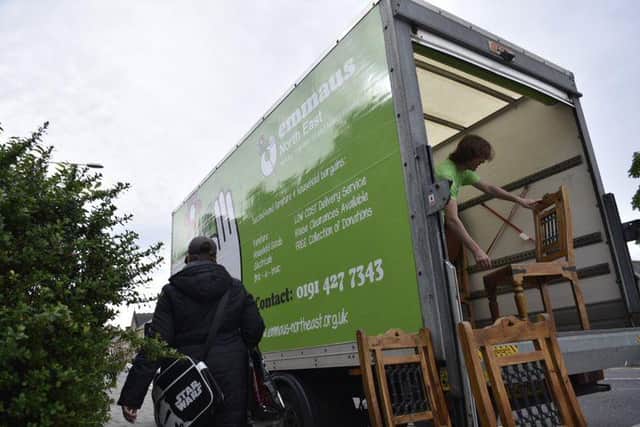 The stolen Emmaus North East van.