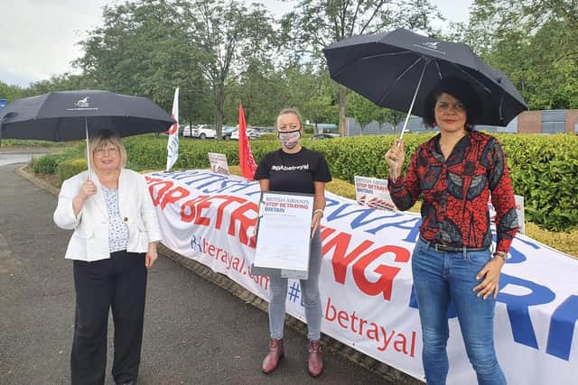 Blaydon MP Liz Twist and MP for Newcastle Central Chi Onwurah. Photo credit: Unite