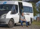 Ex-soldier Andrew Marshall who travelled around the country's coast in aid f metal health and forces charities.
