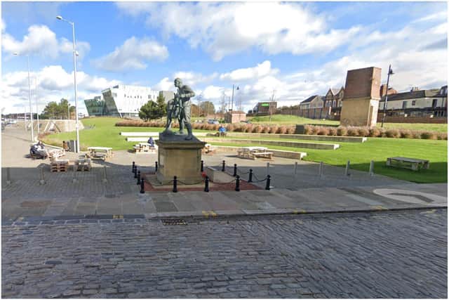 Live music will be performed at The Customs House amphitheatre at Mill Dam, South Shields, as part of the Crossing The Tyne Festival. Image by Google Maps.