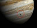Europa or "Jupiter II" is the smallest of the four Galilean moons orbiting Jupiter, with this moon orbiting at about 417,000 miles from the gas giant.
