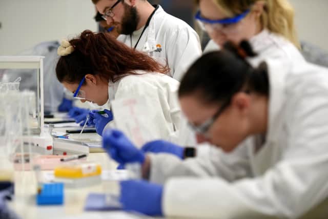 NHC National Horizons Centre lab session apprenticeships.
