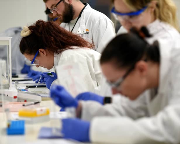 NHC National Horizons Centre lab session apprenticeships.
