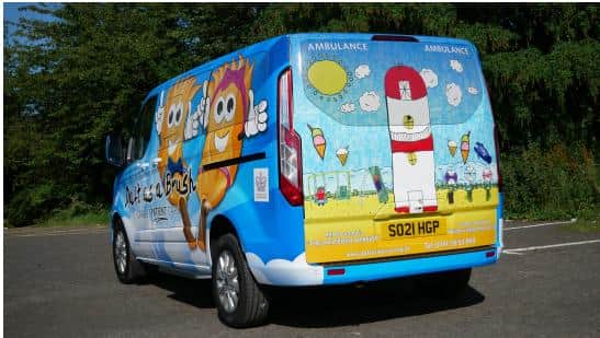 The Whitburn Warrior ambulance