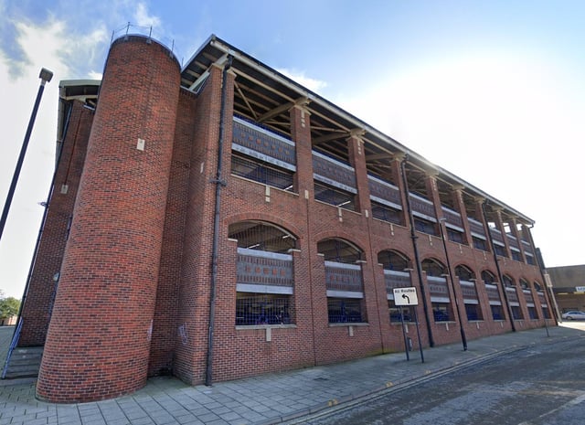 The incident happened at St Mary's car park in Sunderland