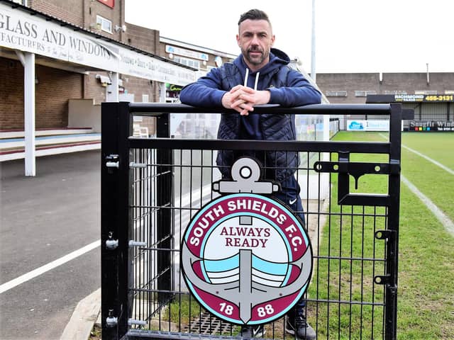 South Shields boss Kevin Phillips. Picture: Kevin Wilson.