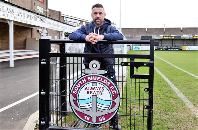 South Shields boss Kevin Phillips. Picture: Kevin Wilson.