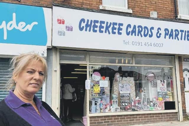 Ruth Musleh, of Cheekee Cards & Parties, in Prince Edward Road in South Shields.