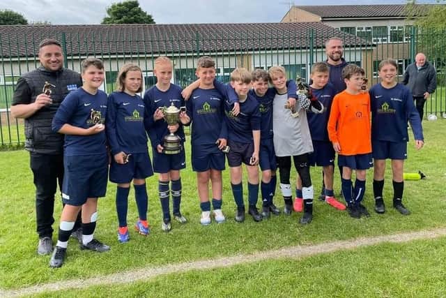 Another trophy on its way to St Matthew's Catholic Primary school.