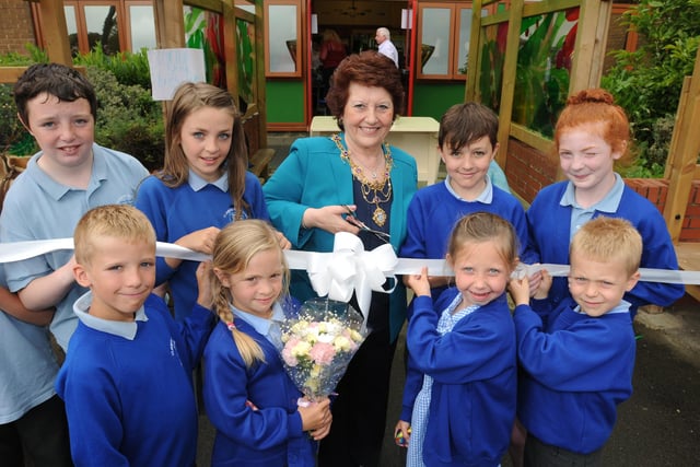 Mayoress Stella Matthewson opened the St James RC Primary School summer fete in 2014. Were you there?