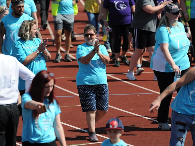 Cancer Research Relay for Life at Monkton Stadium, Jarrow.