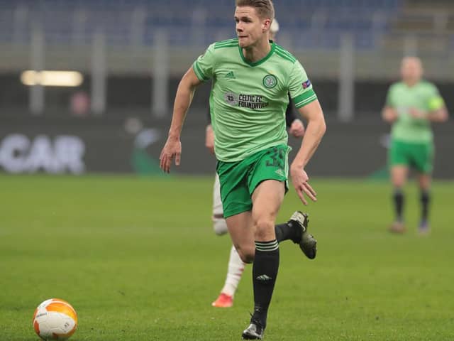 Celtic defender Kristoffer Ajer is reportedly wanted by Newcastle United, Norwich City and AC Milan.  (Photo by Emilio Andreoli/Getty Images)