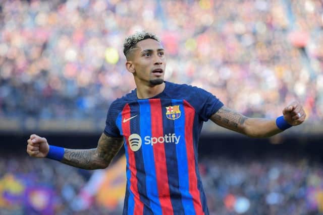 Chelsea are reportedly interested in signing Raphinha (Photo by JOSEP LAGO/AFP via Getty Images)