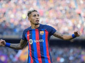 Chelsea are reportedly interested in signing Raphinha  (Photo by JOSEP LAGO/AFP via Getty Images)