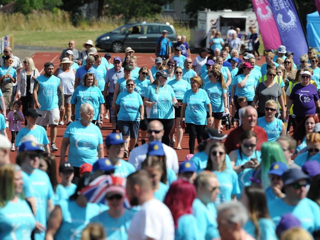 Cancer Research Relay for Life at Monkton Stadium, Jarrow.