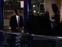 Chancellor of the Exchequer Kwasi Kwarteng speaking to the media ahead of the Conservative Party annual conference at the International Convention Centre in Birmingham