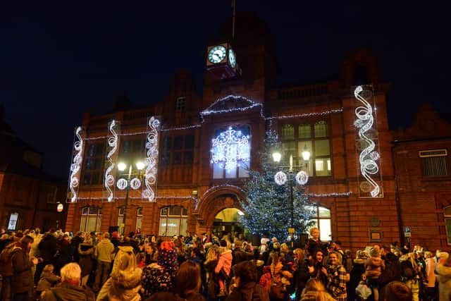 A previous Christmas lights switch-on.