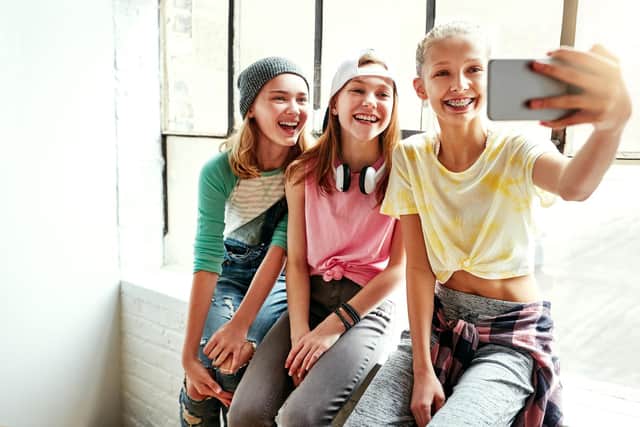 A group of friends who have found happiness by being together and sharing their problems. Photo posed by models