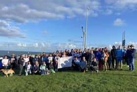 The Walk of HOPE, from Marsden Grotto up to the Angel of the North, supports those who have lost loved ones to suicide.