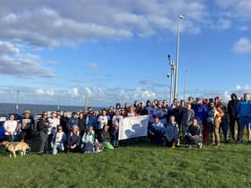 The Walk of HOPE, from Marsden Grotto up to the Angel of the North, supports those who have lost loved ones to suicide.