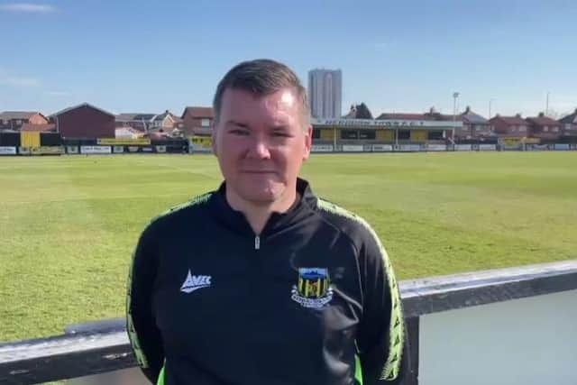 Hebburn Town Football Club director of football Stephen Rutherford.