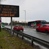 A message from the Beat Covid NE campaign, taken earlier in 2021.