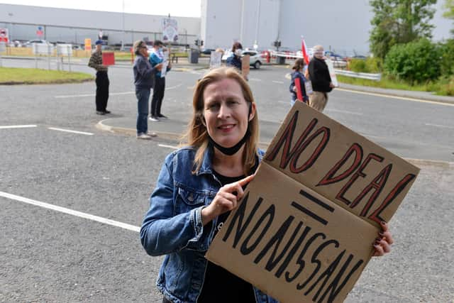 Spokeswoman Louise Brown says that they aren't protesting against Brexit but they are protesting against a no deal scenario.