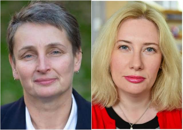 (l-r) Jarrow MP Kate Osborne and South Shields MP Emma Lewell-Buck