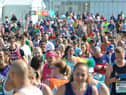 Finishers at the Great North Run, the last time the event was staged in 2019.
