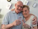 Jean and Joe Vaughan celebrate their diamond wedding anniversary.