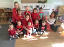 Staff and children at Nurserytime South Shields.